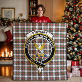 Stewart Dress Modern Tartan Crest Quilt